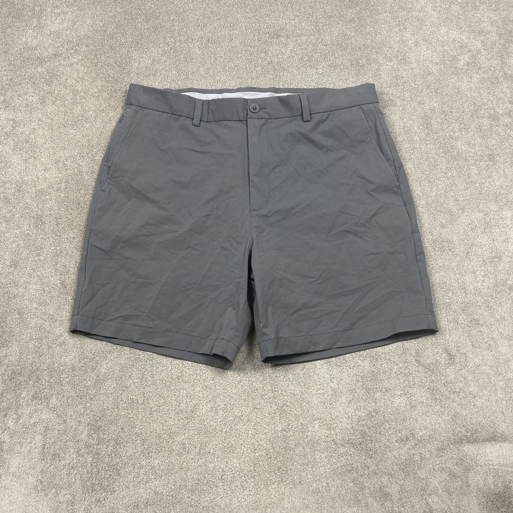 Vineyard Vines OTG Shorts Mens 36 x 7 Gray On The Go Golf Stretch Performance
